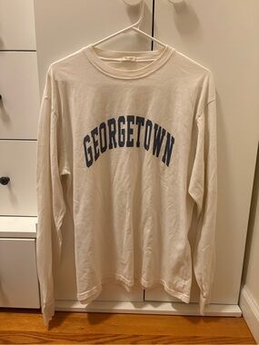 Brandy Melville Georgetown Long Sleeve Shirt